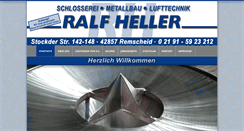 Desktop Screenshot of heller-metallbau.de